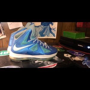 Lebron 10 blue diamond